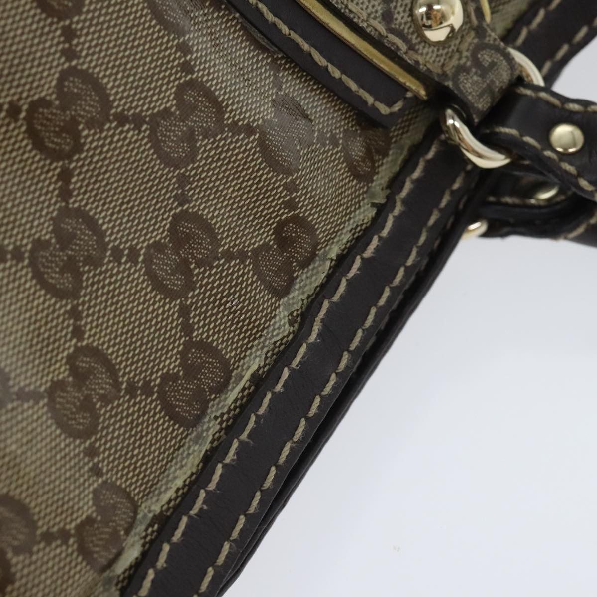 Gucci Gg Crystal Beige Canvas Tote Bag (Pre-Owned) Size ONE SIZE - 6 Thumbnail