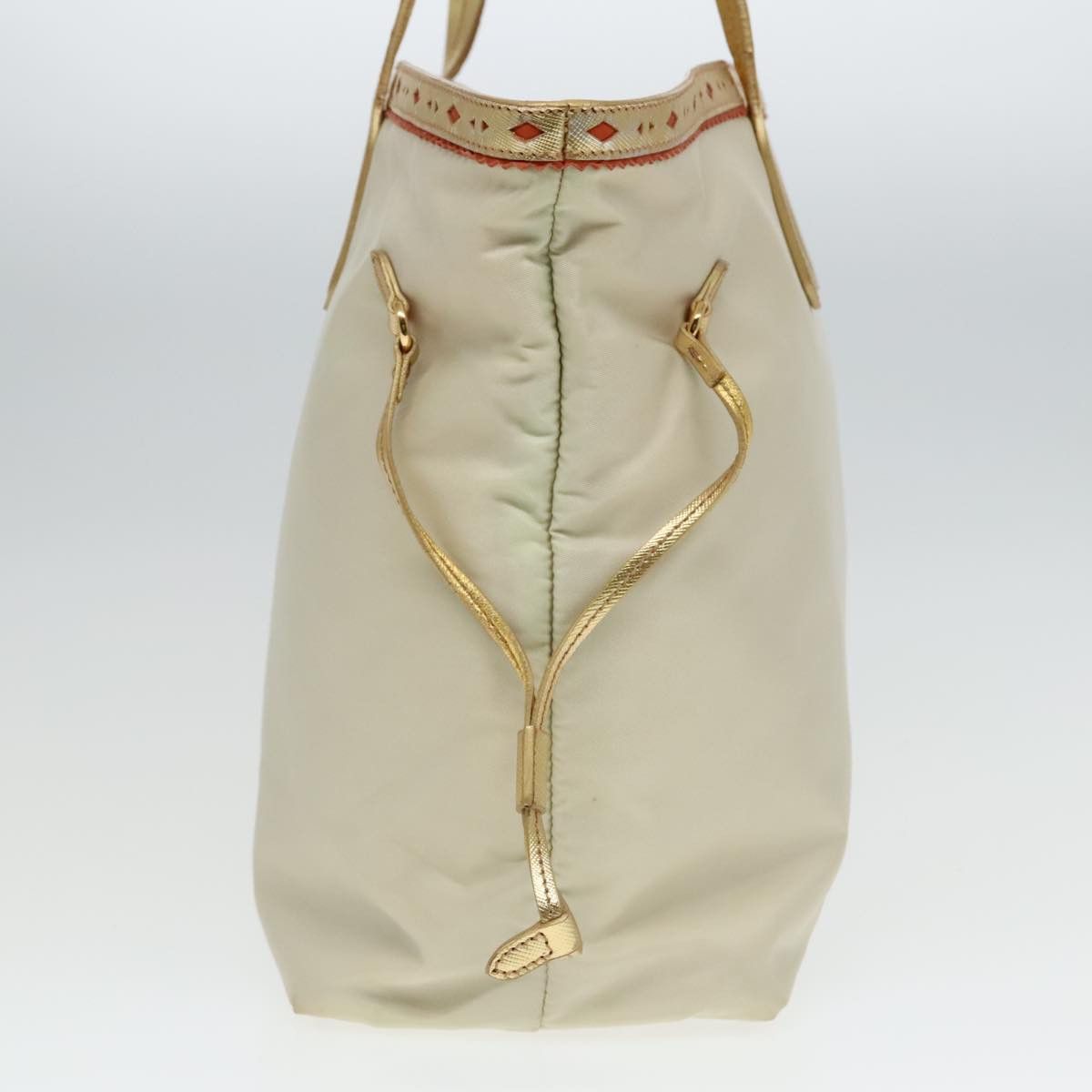 Prada Re-Nylon Beige Synthetic Tote Bag (Pre-Owned) Size ONE SIZE - 3 Thumbnail