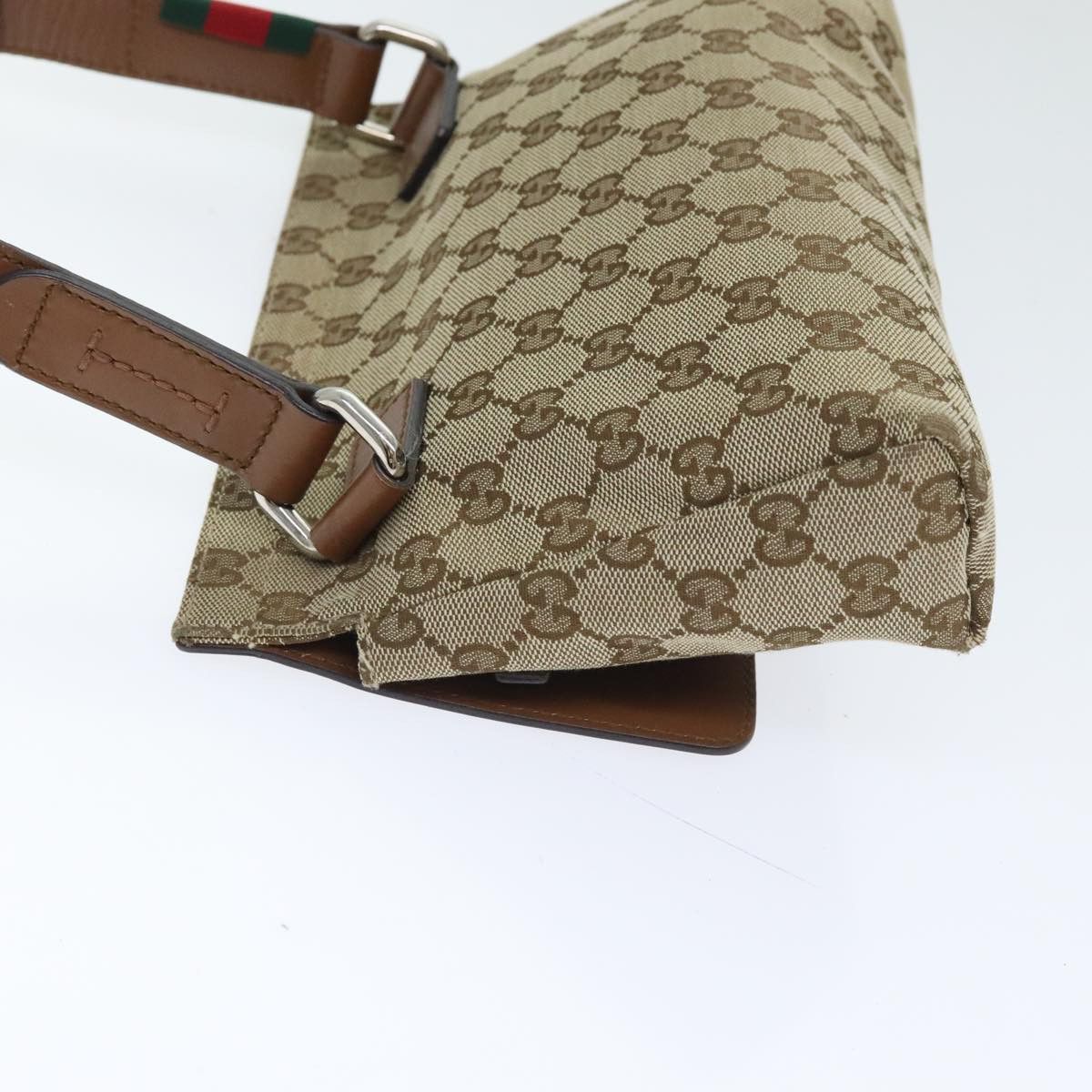 Gucci Ophidia Beige Canvas Shoulder Bag (Pre-Owned) Size ONE SIZE - 3 Thumbnail