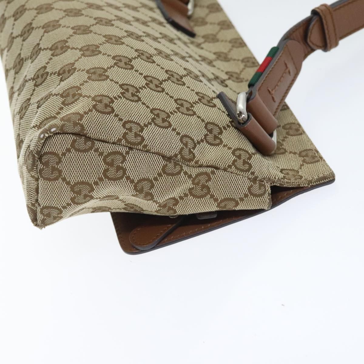 Gucci Ophidia Beige Canvas Shoulder Bag (Pre-Owned) Size ONE SIZE - 4 Thumbnail