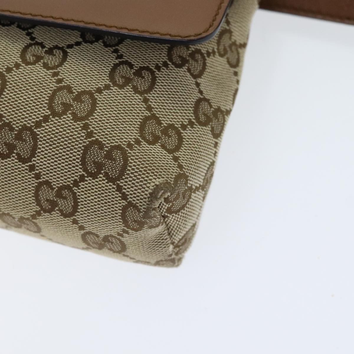 Gucci Ophidia Beige Canvas Shoulder Bag (Pre-Owned) Size ONE SIZE - 8 Thumbnail