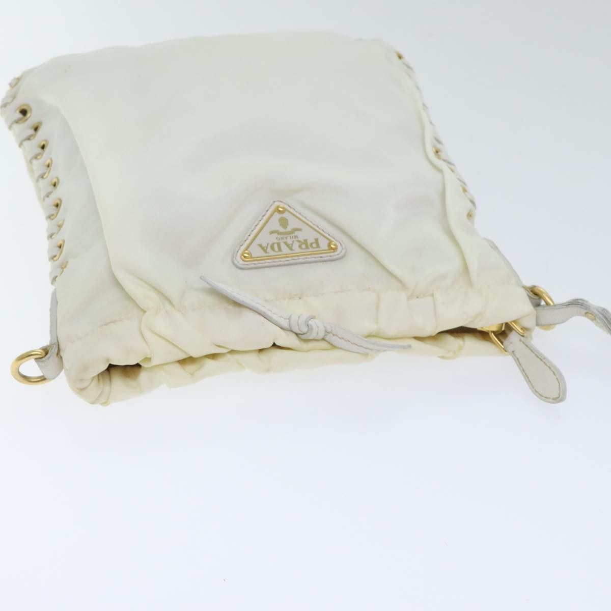 Prada White Synthetic Shoulder Bag (Pre-Owned) Size ONE SIZE - 15 Thumbnail
