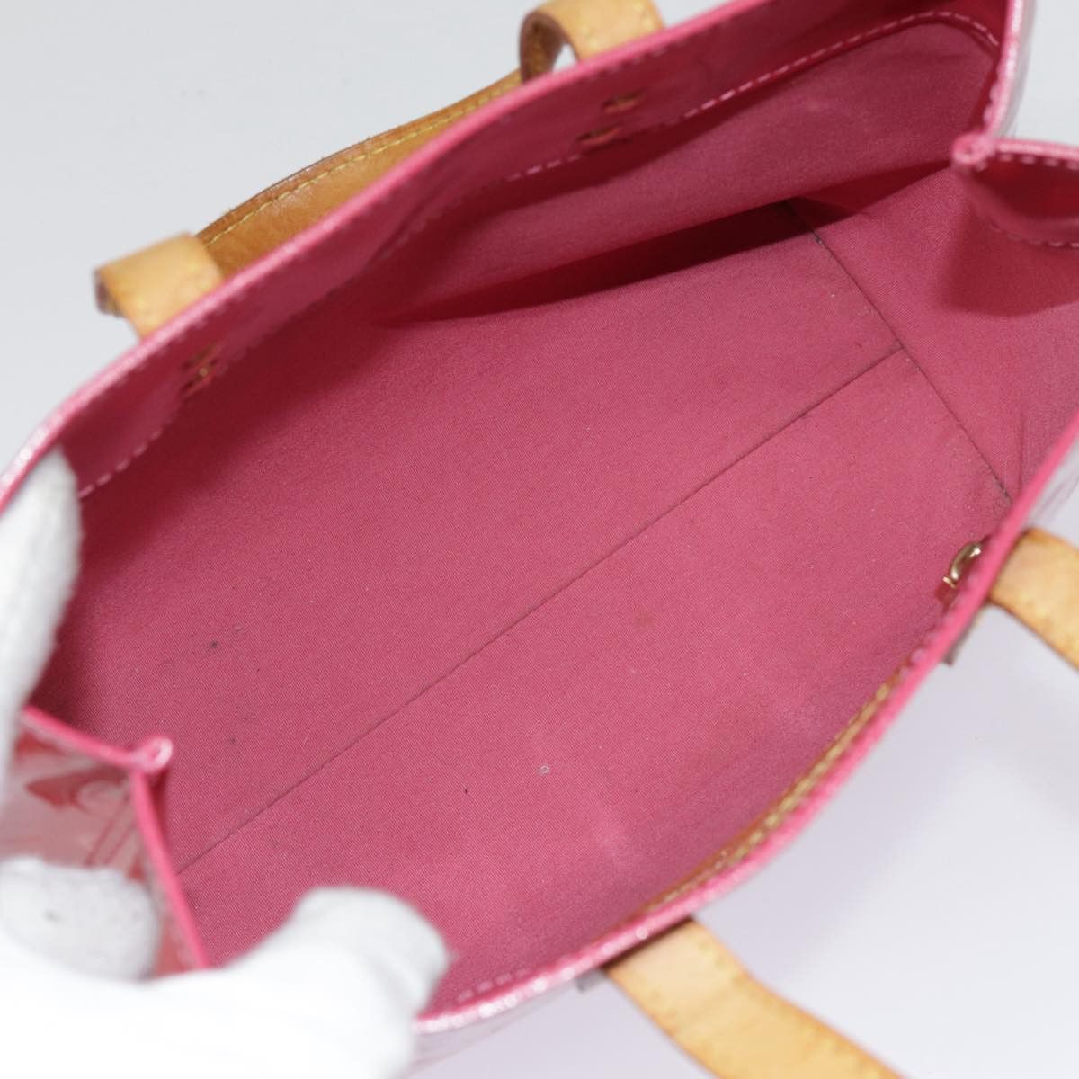 Louis Vuitton Reade Red Patent Leather Handbag (Pre-Owned) Size ONE SIZE - 7 Thumbnail