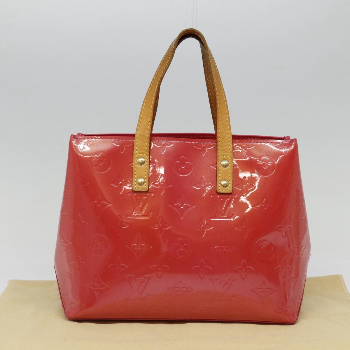 Louis Vuitton Reade Red Patent Leather Handbag (Pre-Owned) Size ONE SIZE - 10 Thumbnail