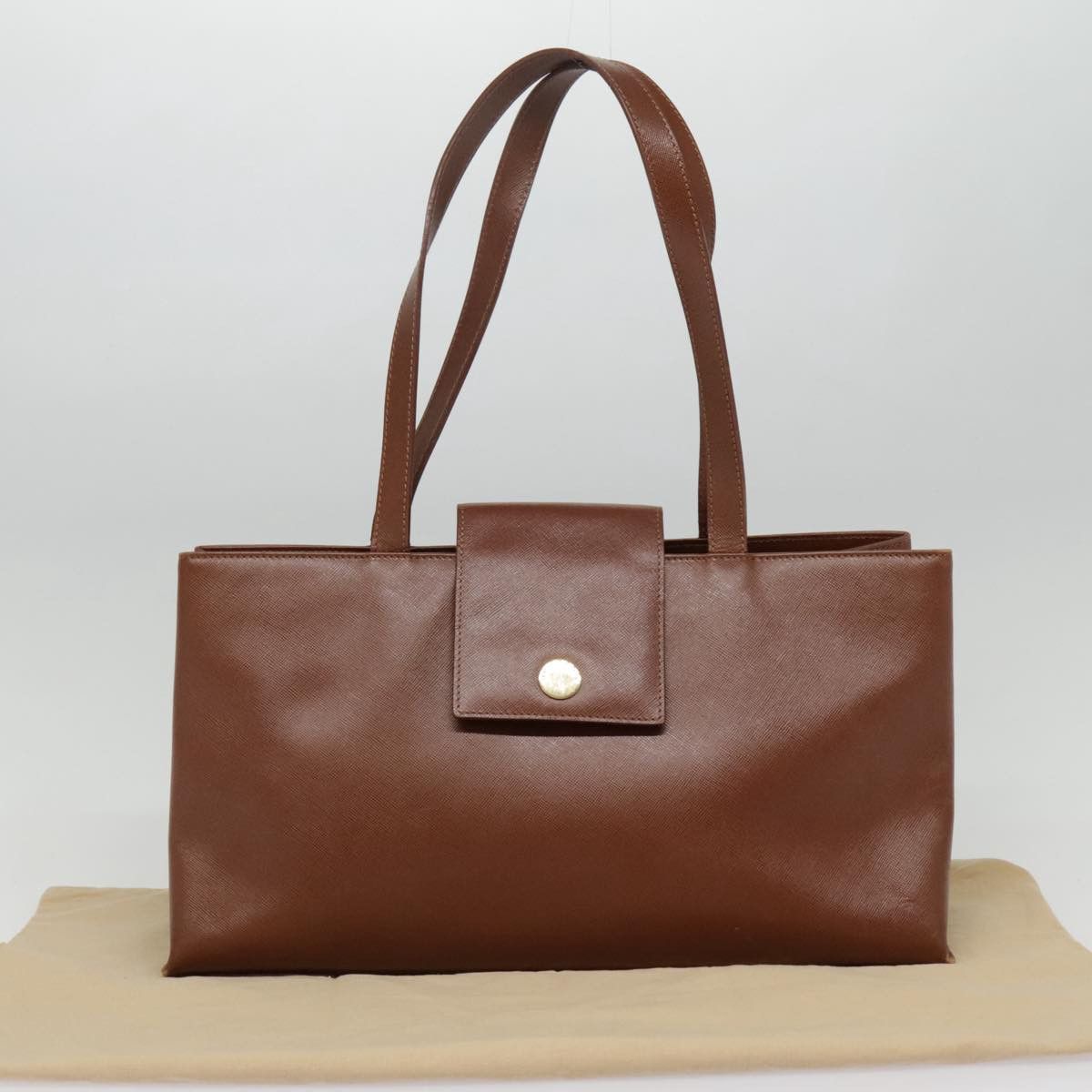 Burberry Brown Leather Tote Bag (Pre-Owned) Size ONE SIZE - 14 Thumbnail