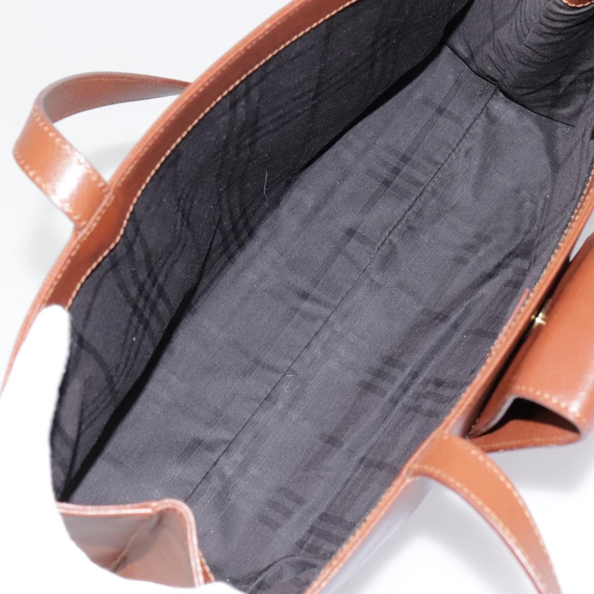 Burberry Brown Leather Tote Bag (Pre-Owned) Size ONE SIZE - 11 Thumbnail