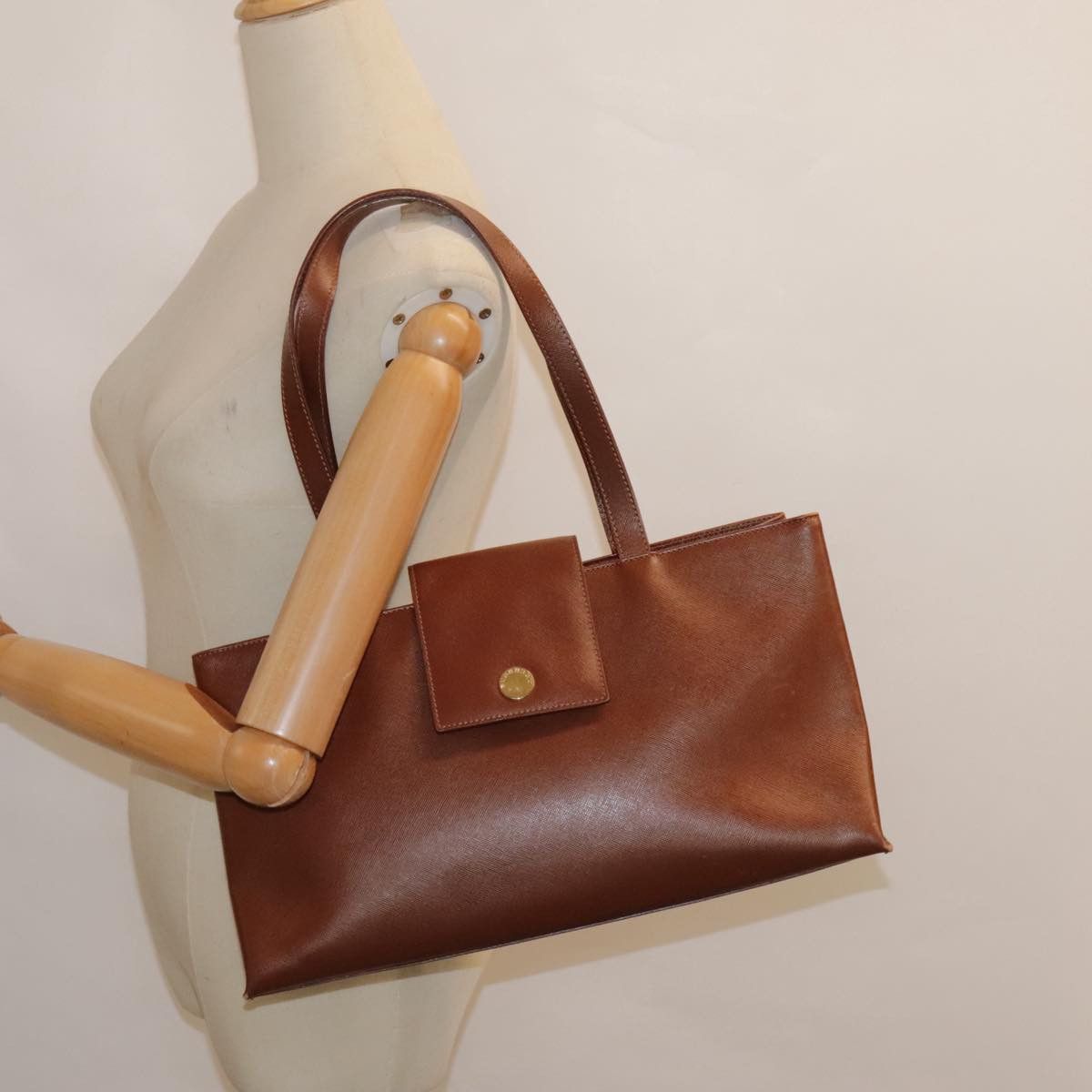 Burberry Brown Leather Tote Bag (Pre-Owned) Size ONE SIZE - 15 Thumbnail