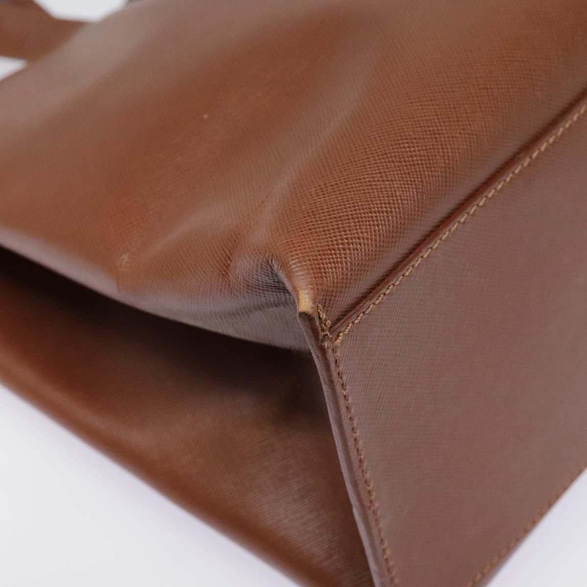 Burberry Brown Leather Tote Bag (Pre-Owned) Size ONE SIZE - 8 Thumbnail