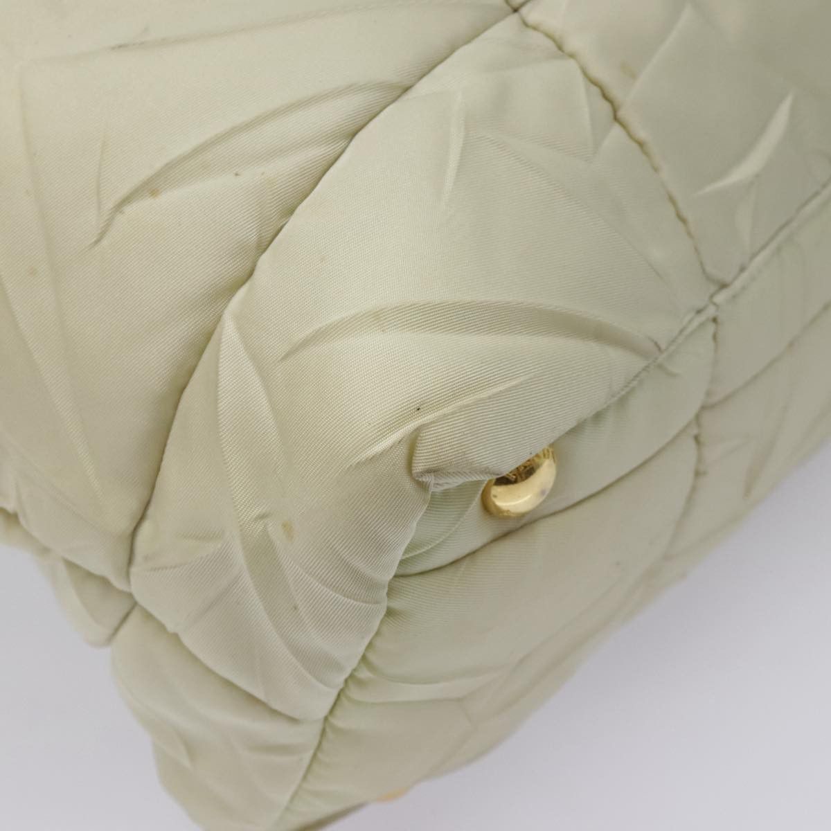 Prada Beige Synthetic Handbag (Pre-Owned) Size ONE SIZE - 10 Thumbnail