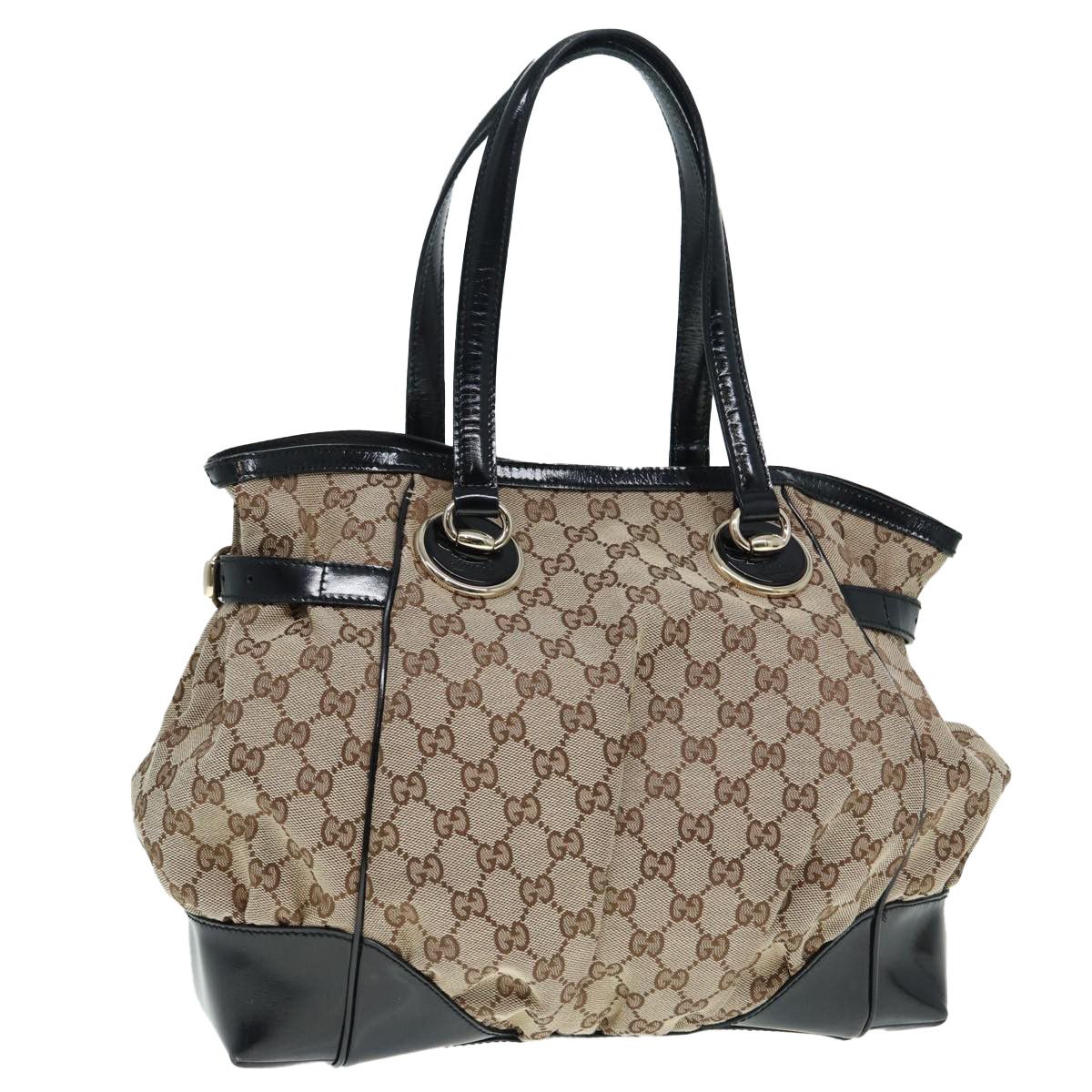 Gucci Full Moon Beige Canvas Tote Bag (Pre-Owned) Size ONE SIZE - 13 Thumbnail
