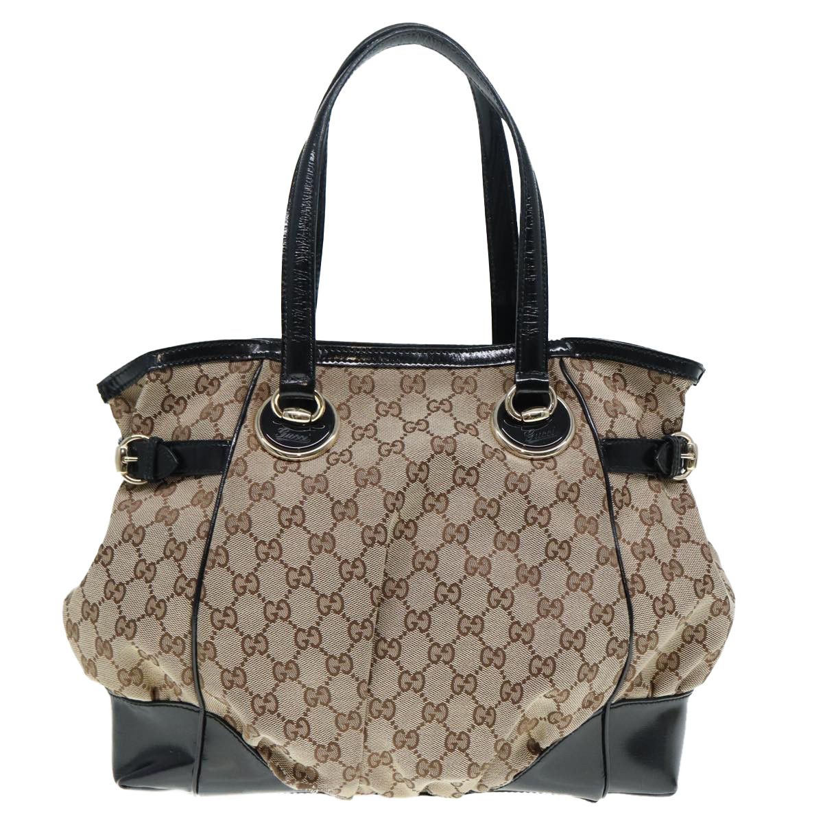Gucci Full Moon Beige Canvas Tote Bag (Pre-Owned) Size ONE SIZE - 2 Thumbnail
