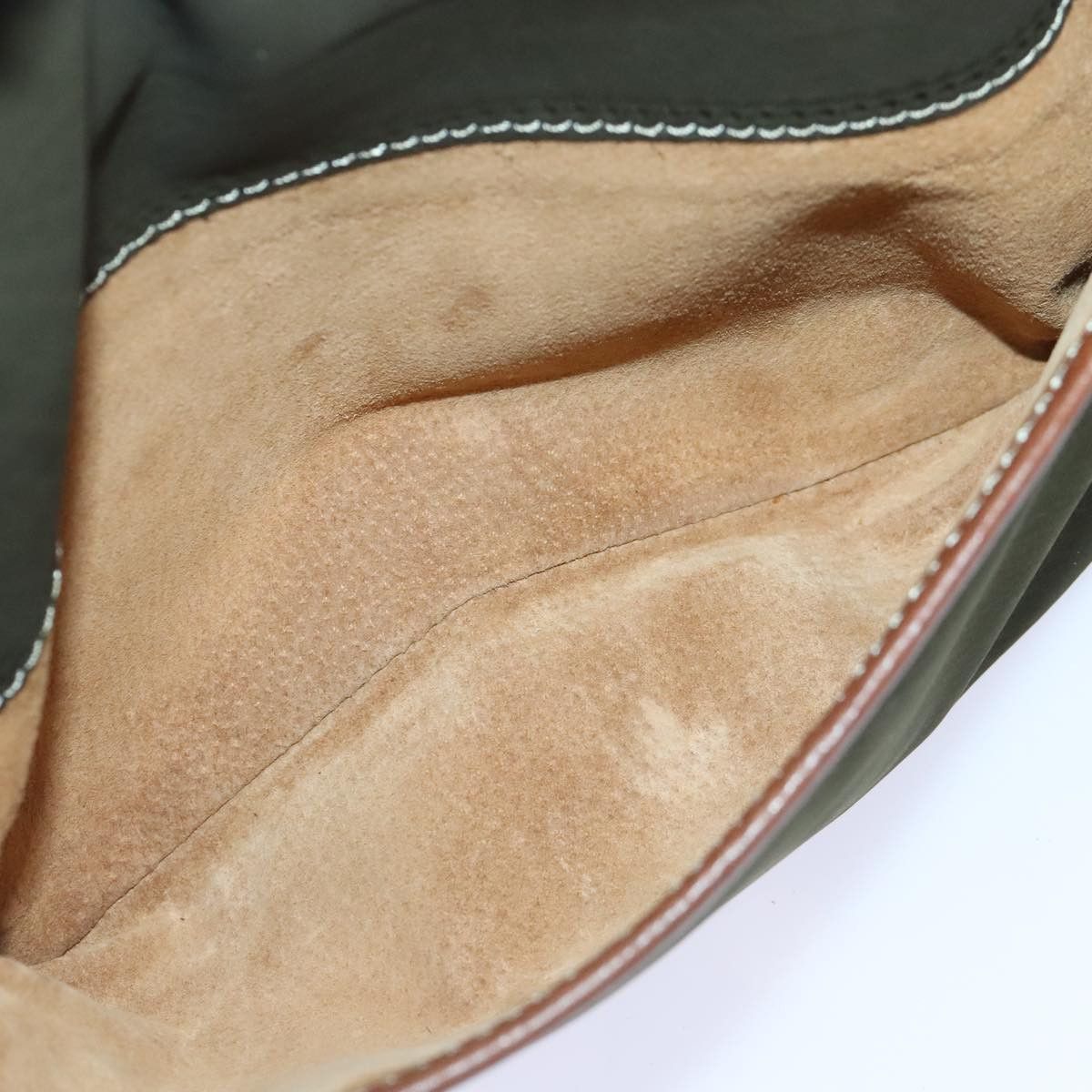 Bally Khaki Suede Shoulder Bag (Pre-Owned) Size ONE SIZE - 11 Thumbnail