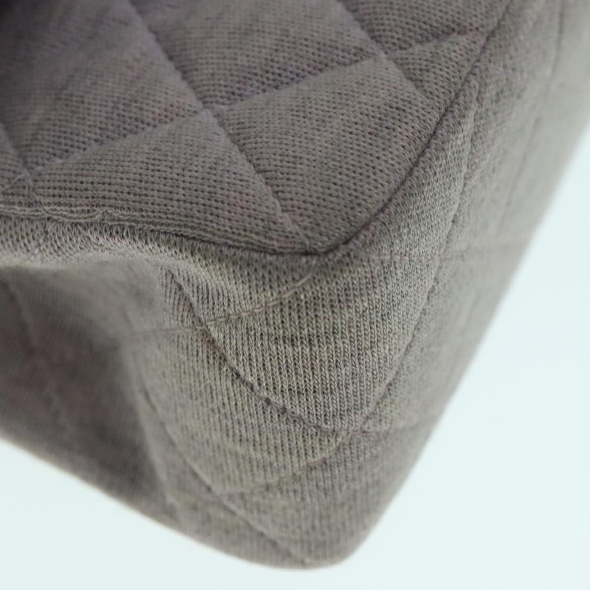 Chanel Timeless Grey Cotton Handbag (Pre-Owned) Size ONE SIZE - 5 Thumbnail