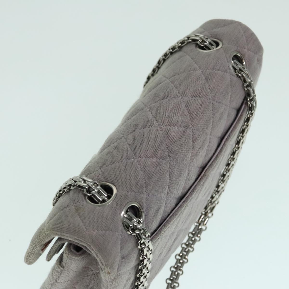 Chanel Timeless Grey Cotton Handbag (Pre-Owned) Size ONE SIZE - 14 Thumbnail