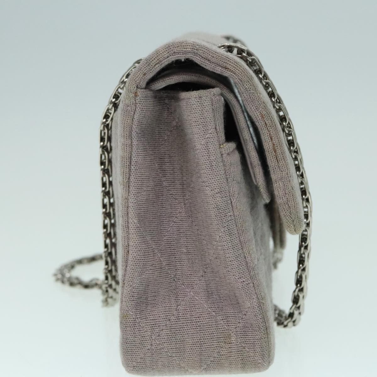Chanel Timeless Grey Cotton Handbag (Pre-Owned) Size ONE SIZE - 13 Thumbnail
