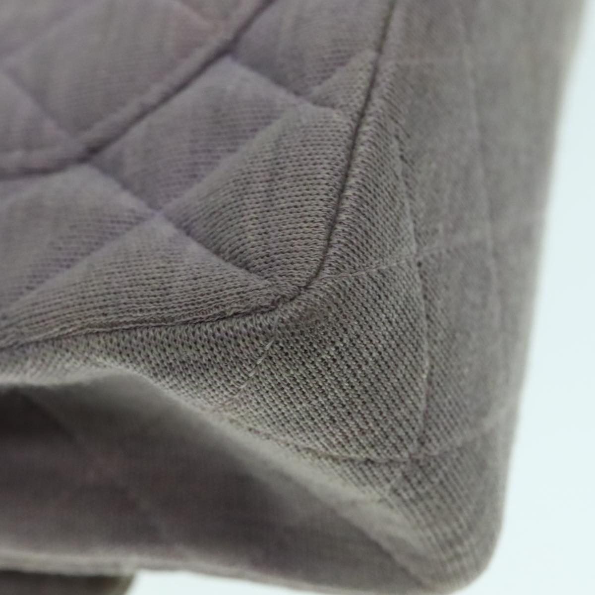 Chanel Timeless Grey Cotton Handbag (Pre-Owned) Size ONE SIZE - 18 Thumbnail