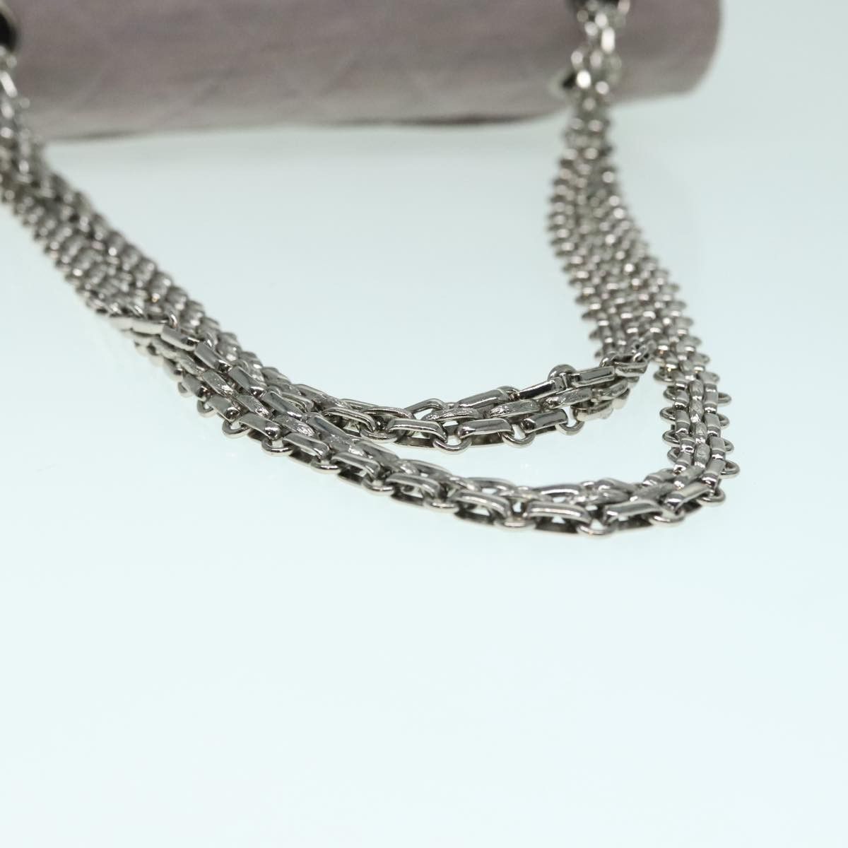 Chanel Timeless Grey Cotton Handbag (Pre-Owned) Size ONE SIZE - 4 Thumbnail