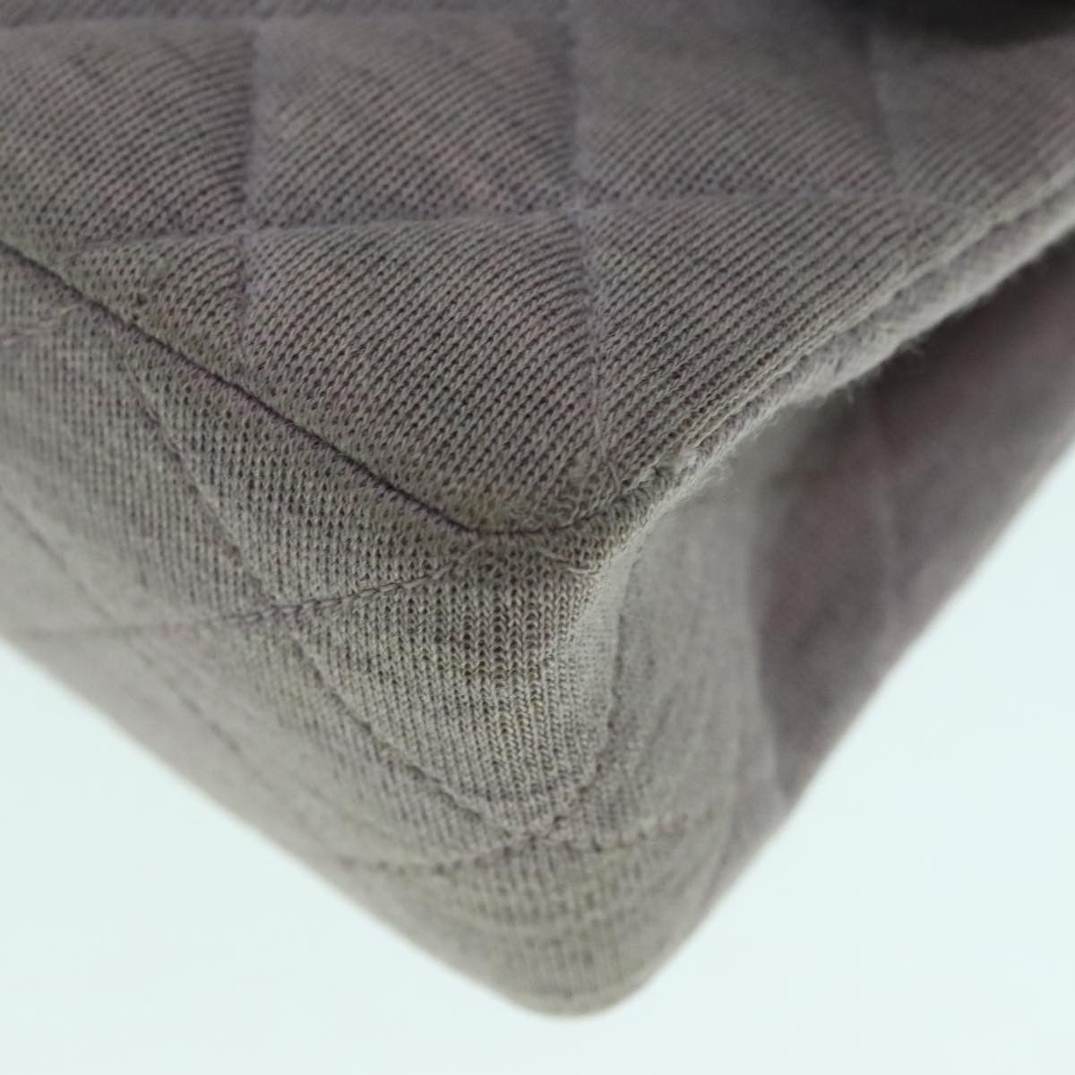 Chanel Timeless Grey Cotton Handbag (Pre-Owned) Size ONE SIZE - 17 Thumbnail