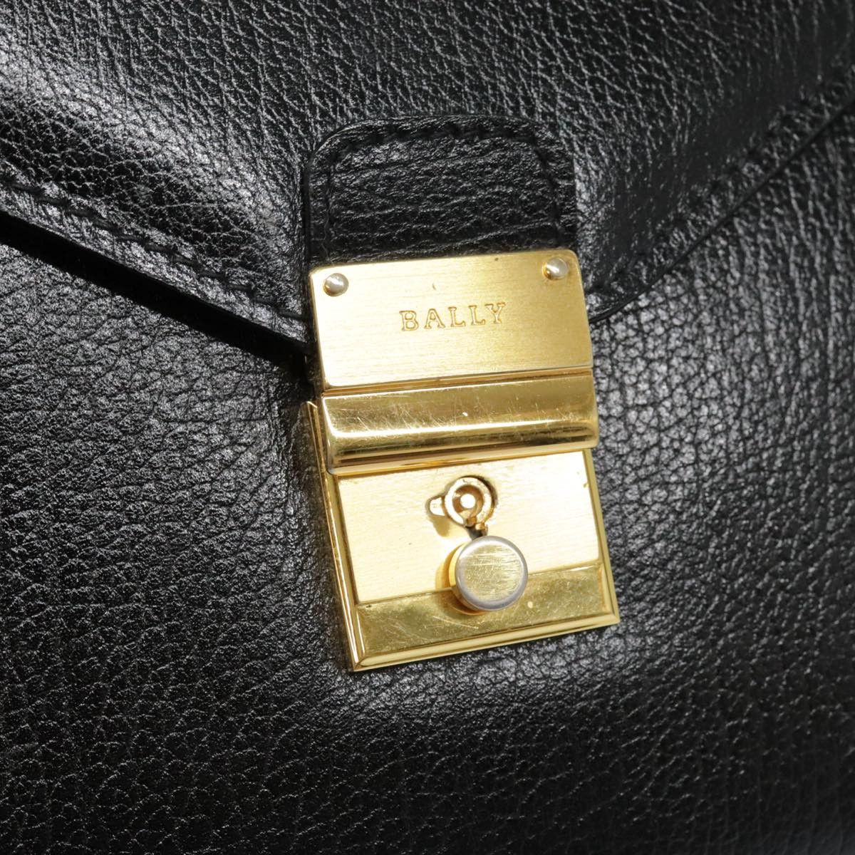 Bally Black Leather Briefcase Bag (Pre-Owned) Size ONE SIZE - 10 Thumbnail