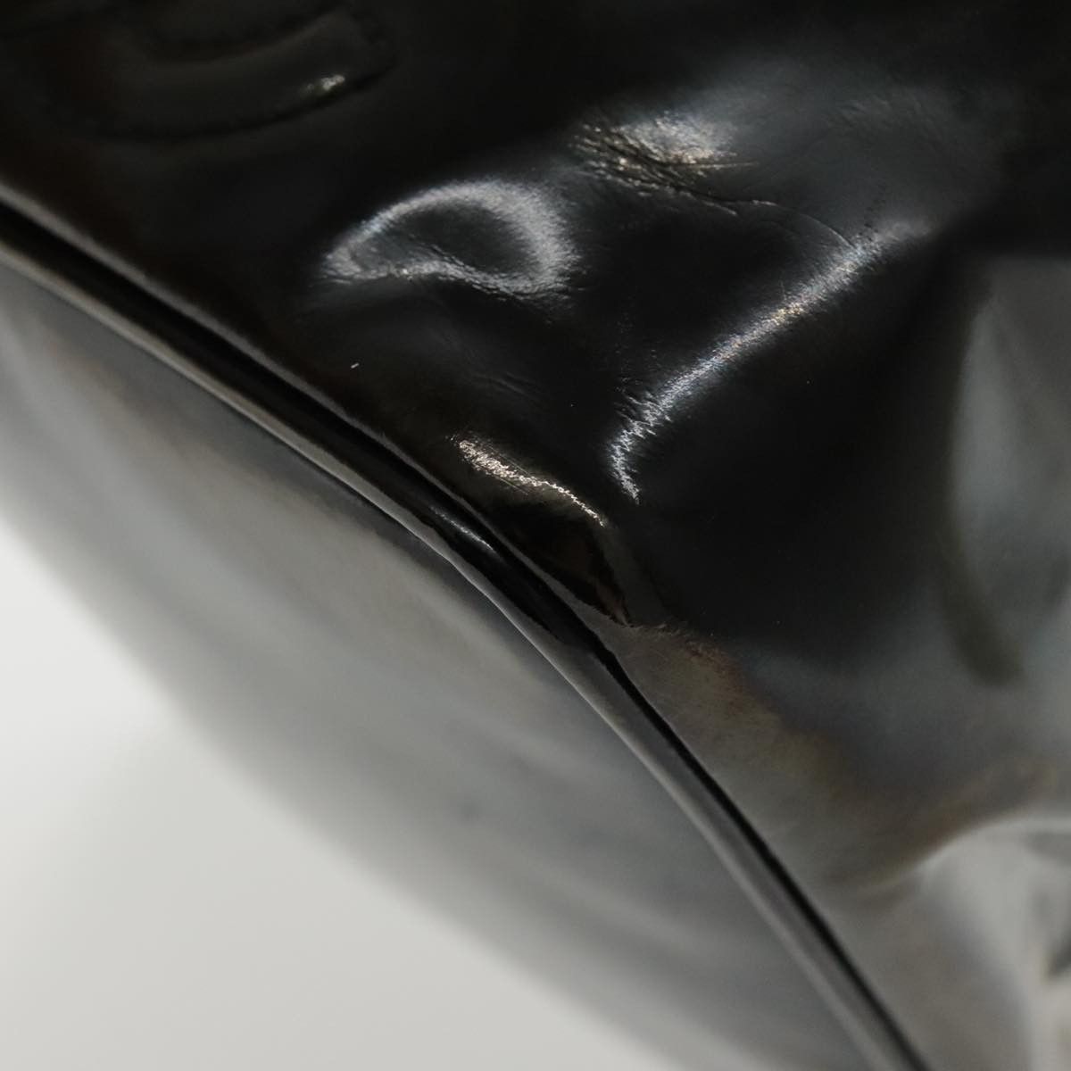 Chanel Vanity Black Patent Leather Clutch Bag (Pre-Owned) Size ONE SIZE - 8 Thumbnail