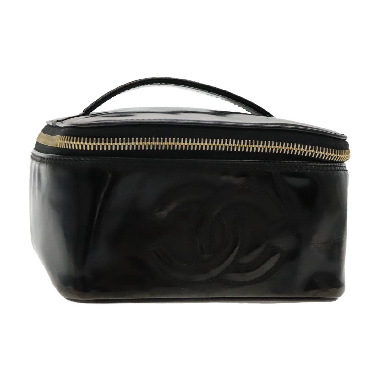Chanel Vanity Black Patent Leather Clutch Bag (Pre-Owned) Size ONE SIZE - 15 Thumbnail