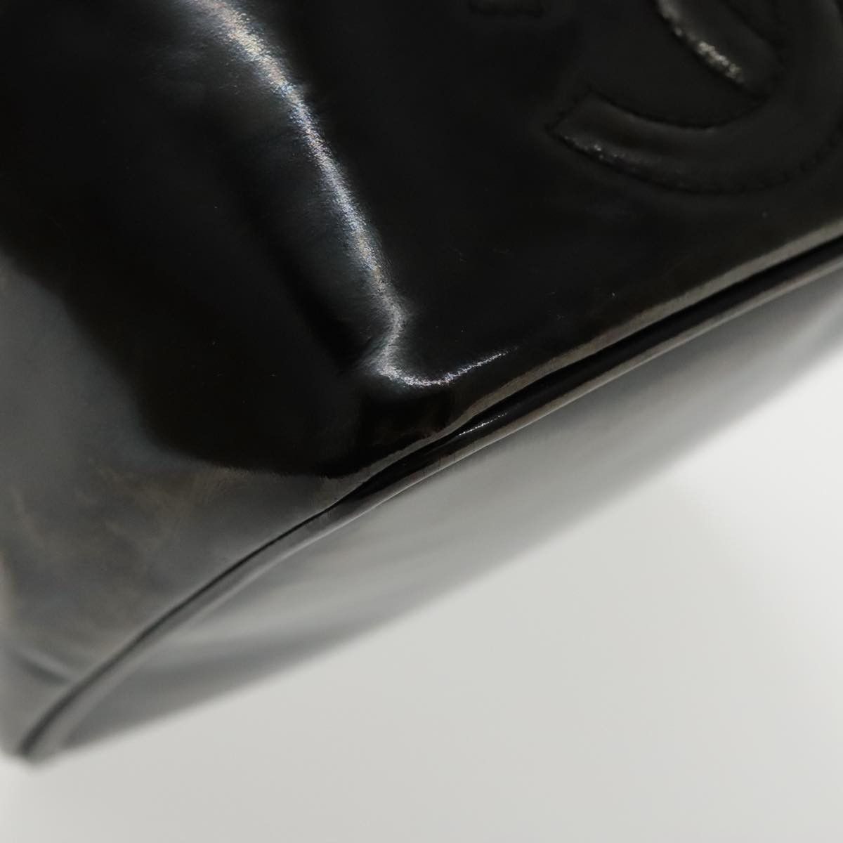 Chanel Vanity Black Patent Leather Clutch Bag (Pre-Owned) Size ONE SIZE - 7 Thumbnail