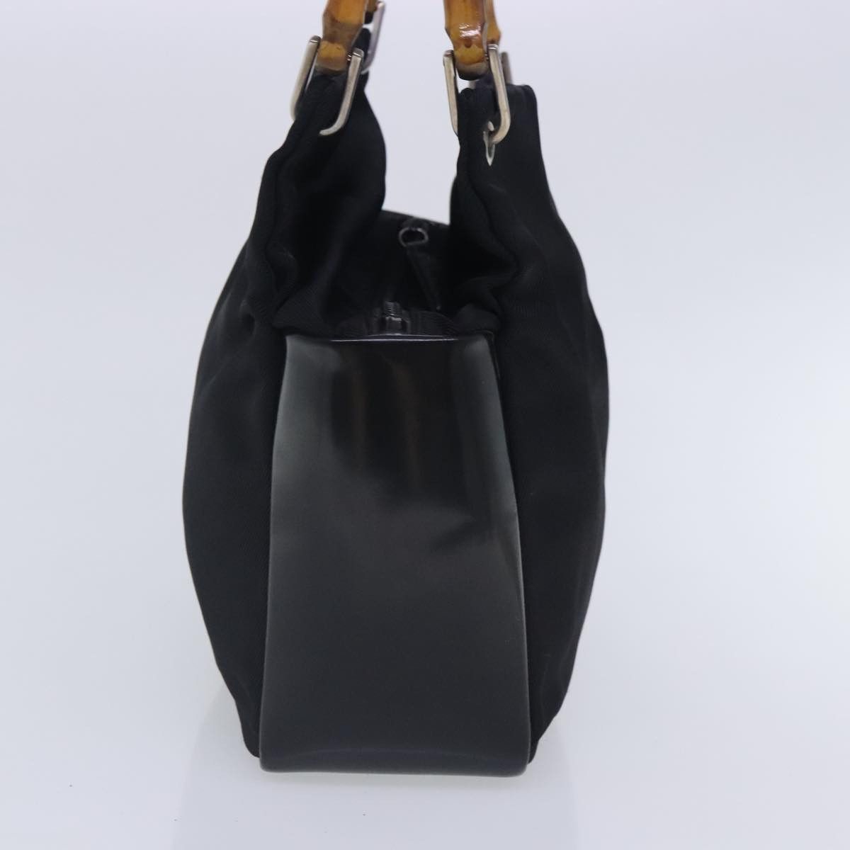 Gucci Bamboo Black Synthetic Handbag (Pre-Owned) Size ONE SIZE - 4 Thumbnail