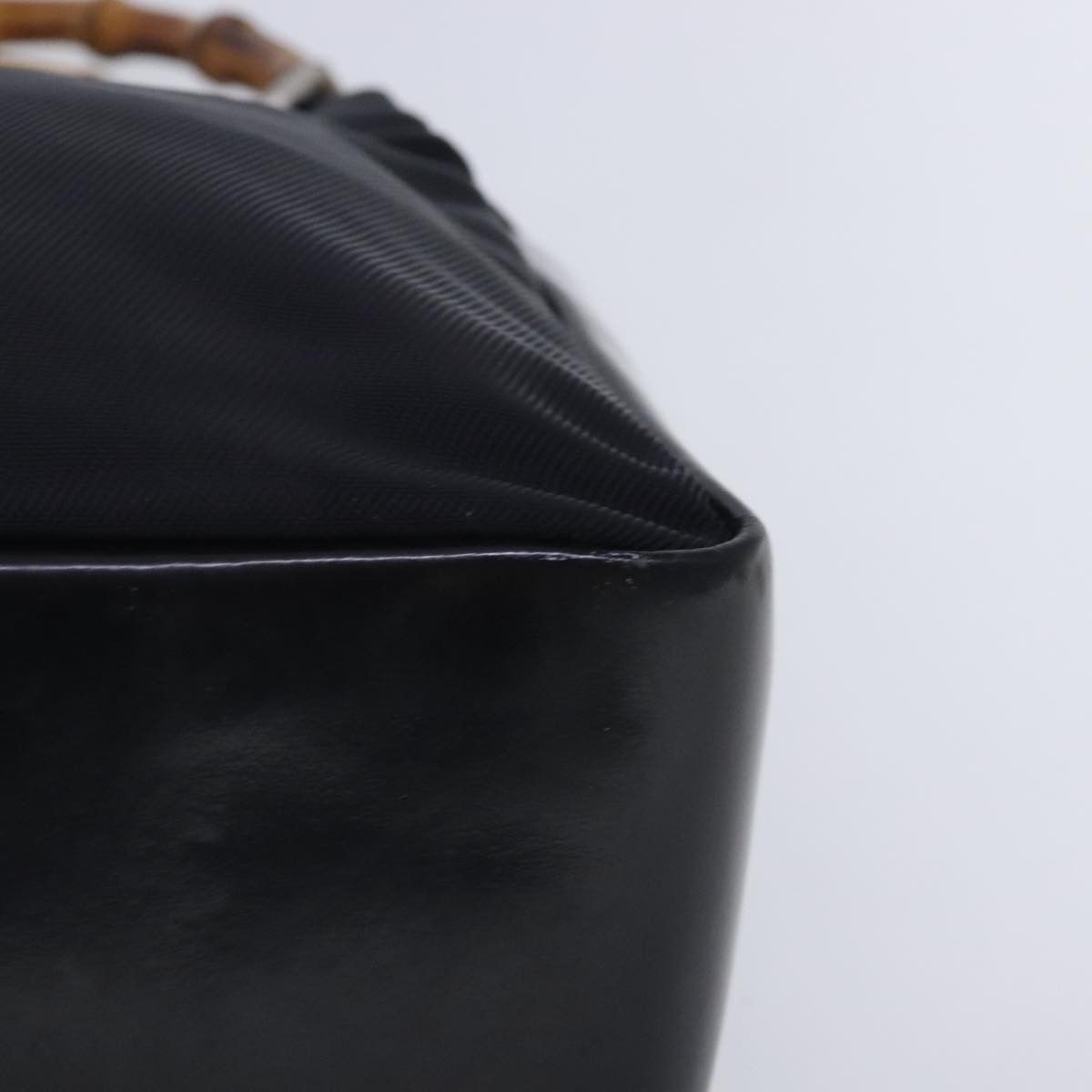 Gucci Bamboo Black Synthetic Handbag (Pre-Owned) Size ONE SIZE - 9 Thumbnail