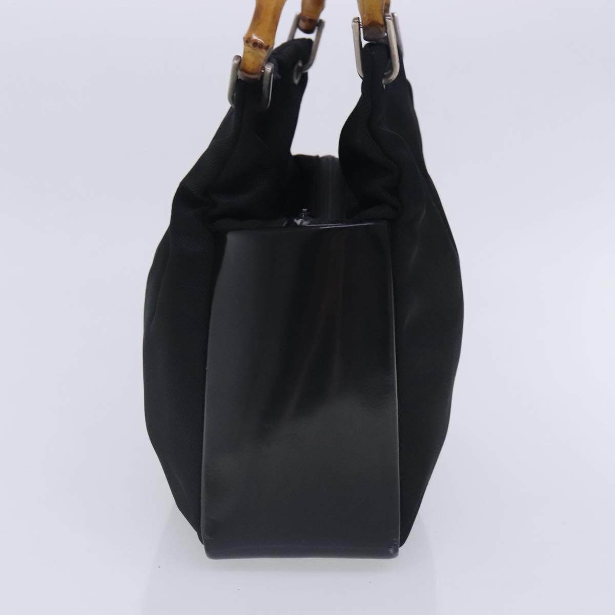 Gucci Bamboo Black Synthetic Handbag (Pre-Owned) Size ONE SIZE - 3 Thumbnail