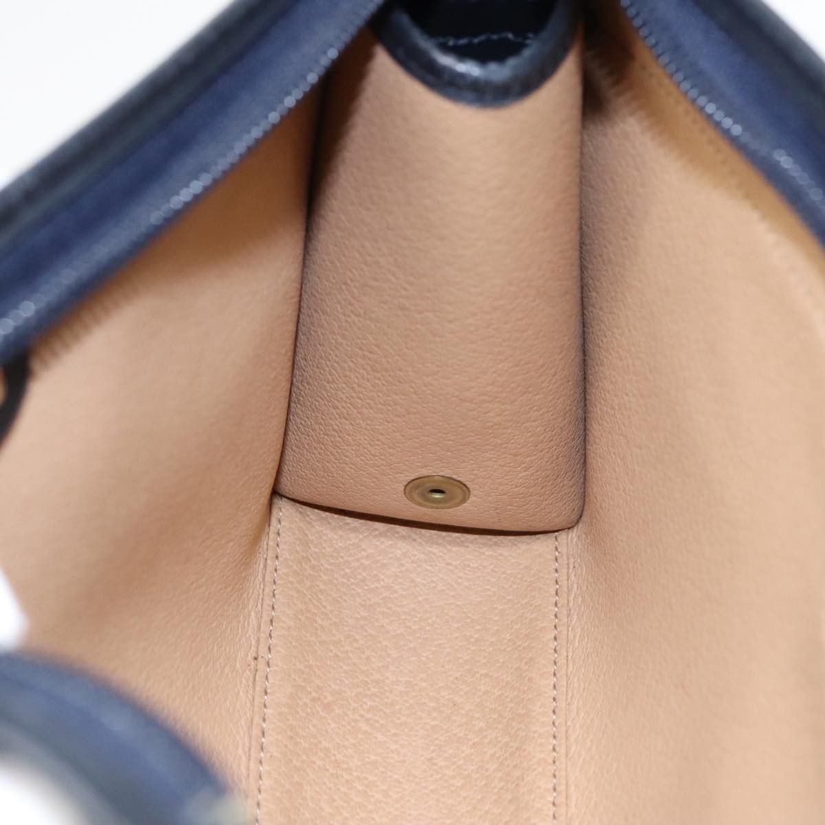 Dior Trotter Navy Canvas Clutch Bag (Pre-Owned) Size ONE SIZE - 16 Thumbnail