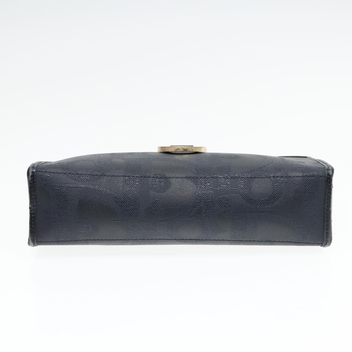Dior Trotter Navy Canvas Clutch Bag (Pre-Owned) Size ONE SIZE - 5 Thumbnail