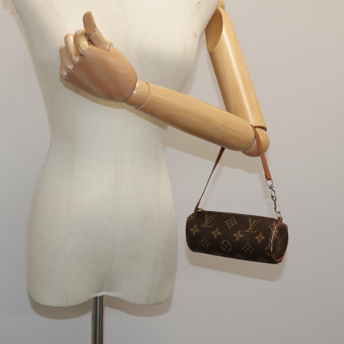 Louis Vuitton Mini Baby Papillon Brown Canvas Clutch Bag (Pre-Owned) Size ONE SIZE - 13 Thumbnail