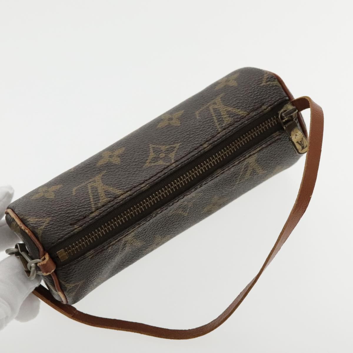 Louis Vuitton Mini Baby Papillon Brown Canvas Clutch Bag (Pre-Owned) Size ONE SIZE - 6 Thumbnail