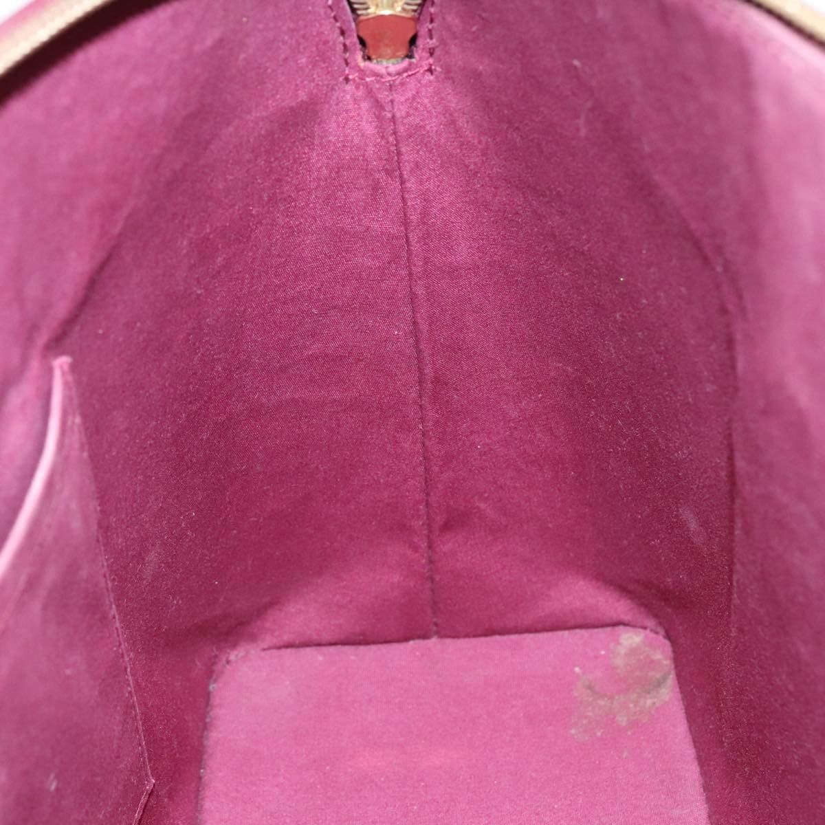 Louis Vuitton Avalon Burgundy Patent Leather Handbag (Pre-Owned) Size ONE SIZE - 19 Thumbnail