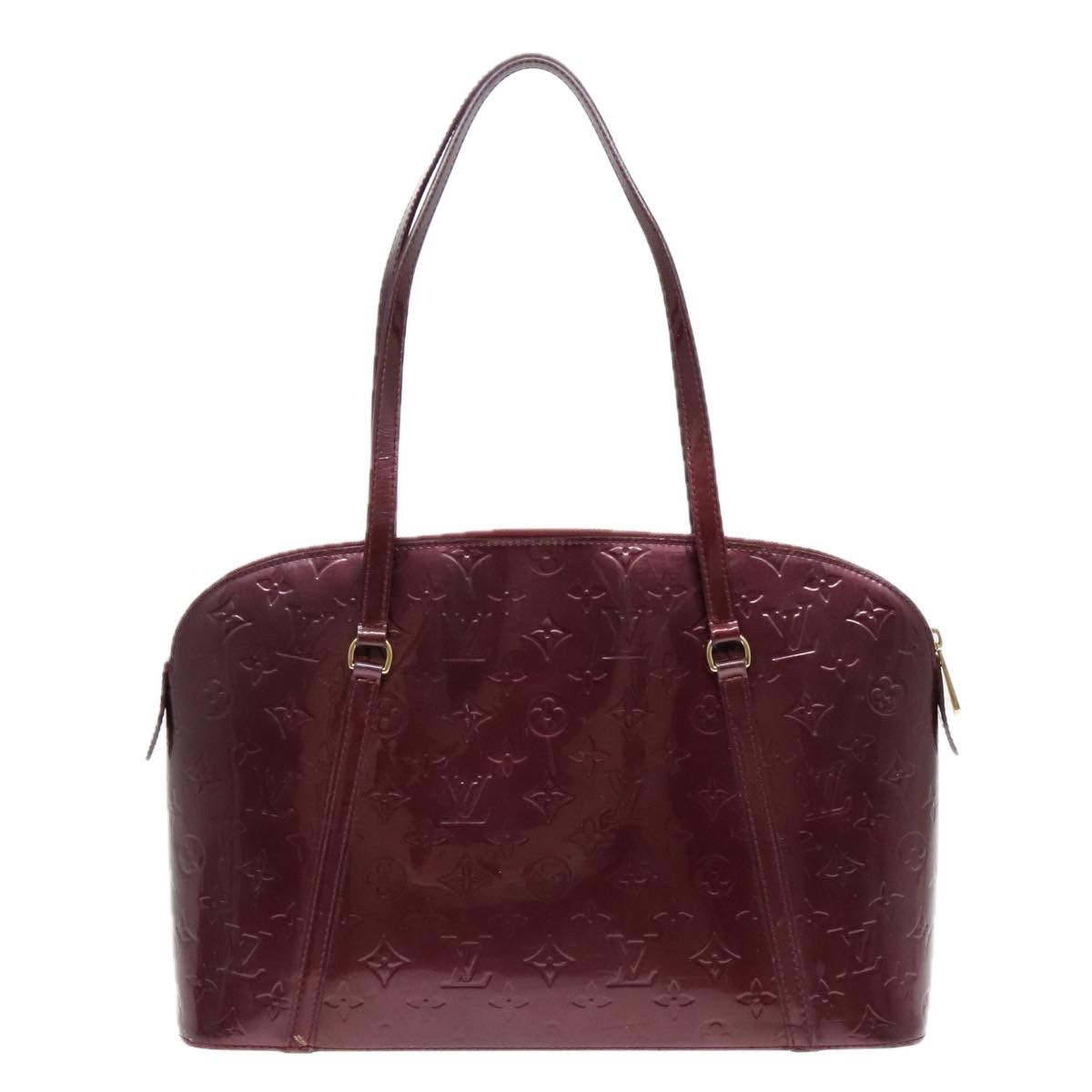 Louis Vuitton Avalon Burgundy Patent Leather Handbag (Pre-Owned) Size ONE SIZE - 2 Thumbnail