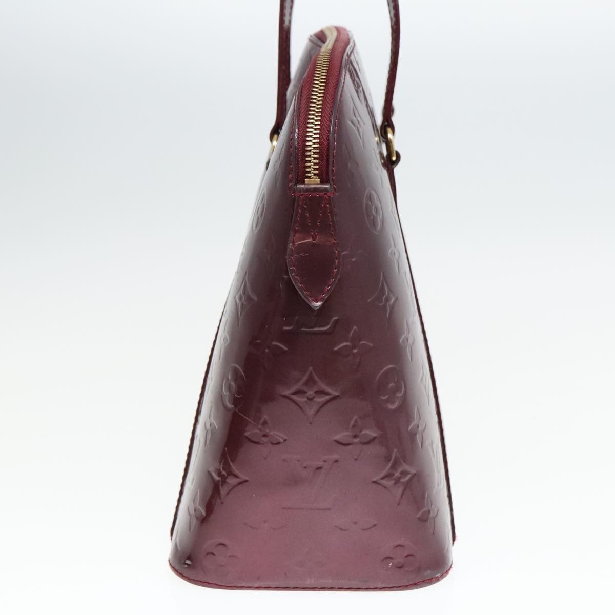 Louis Vuitton Avalon Burgundy Patent Leather Handbag (Pre-Owned) Size ONE SIZE - 13 Thumbnail