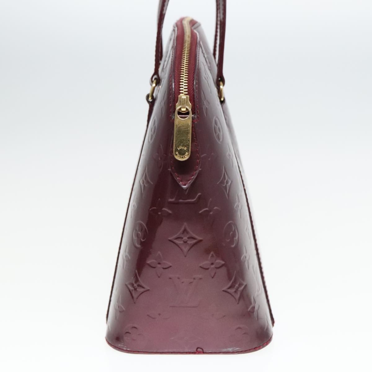 Louis Vuitton Avalon Burgundy Patent Leather Handbag (Pre-Owned) Size ONE SIZE - 3 Thumbnail