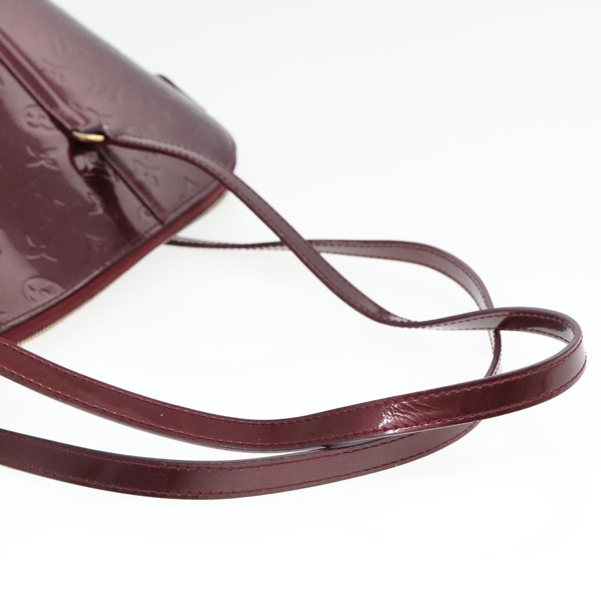 Louis Vuitton Avalon Burgundy Patent Leather Handbag (Pre-Owned) Size ONE SIZE - 4 Thumbnail