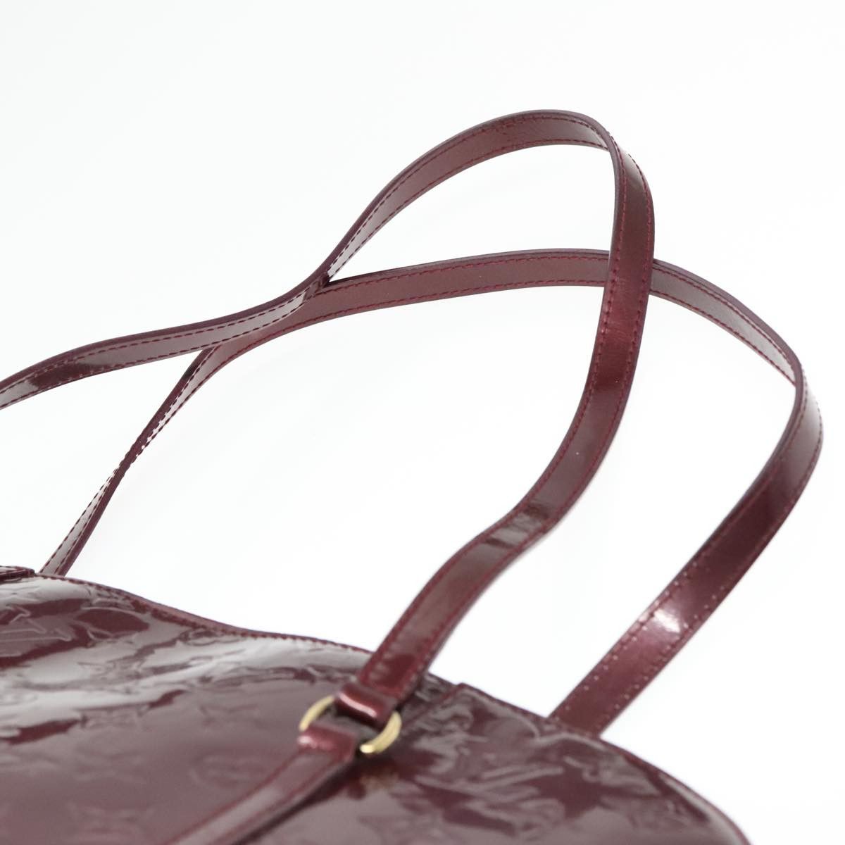 Louis Vuitton Avalon Burgundy Patent Leather Handbag (Pre-Owned) Size ONE SIZE - 18 Thumbnail