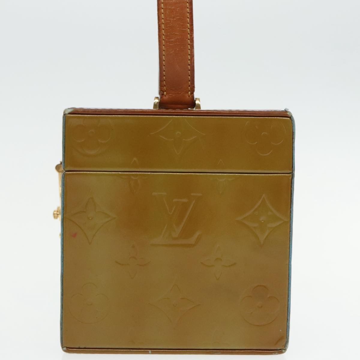 Louis Vuitton Bleecker Khaki Patent Leather Clutch Bag (Pre-Owned) Size ONE SIZE - 3 Thumbnail