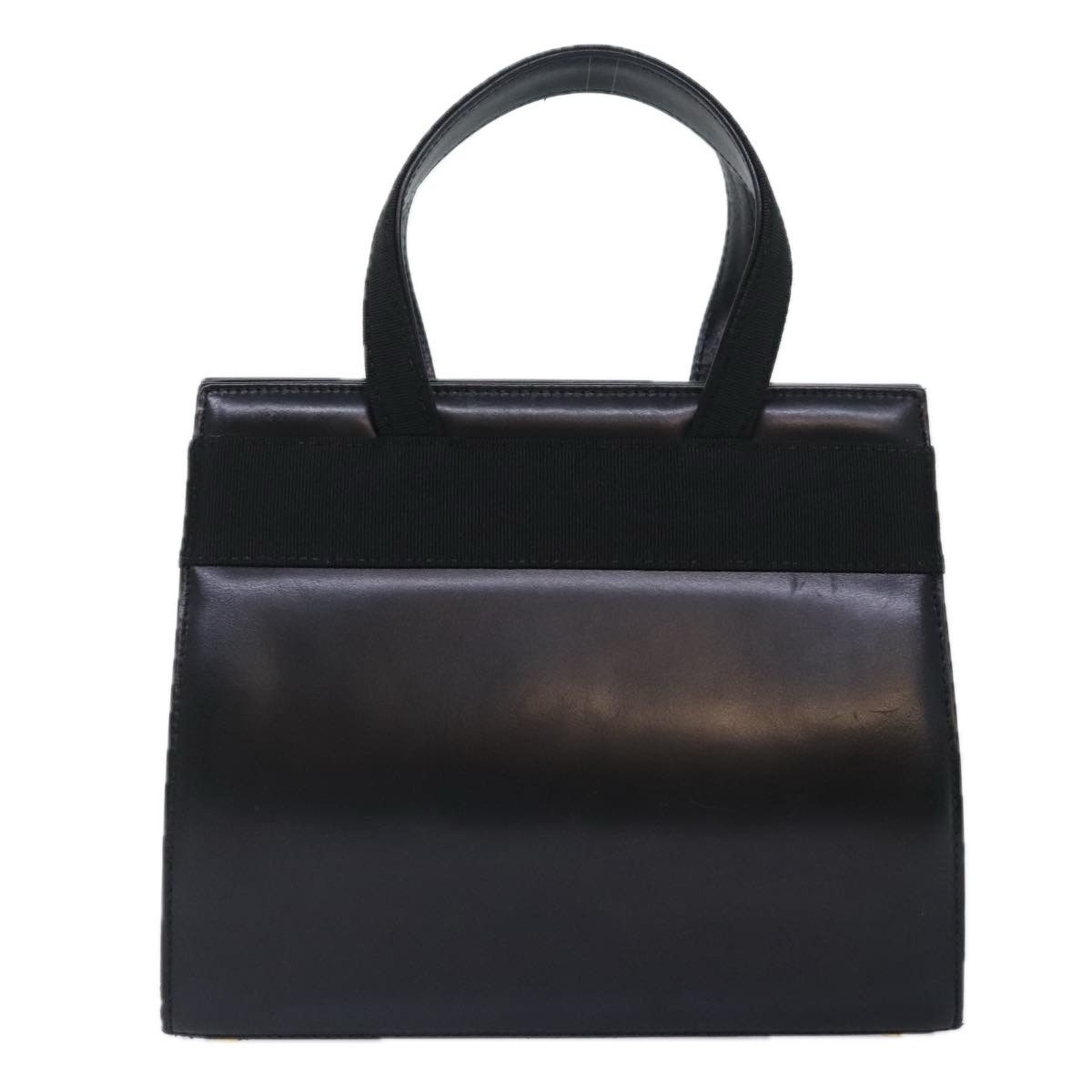 Salvatore Ferragamo Vara Black Leather Handbag (Pre-Owned) Size ONE SIZE - 2 Thumbnail