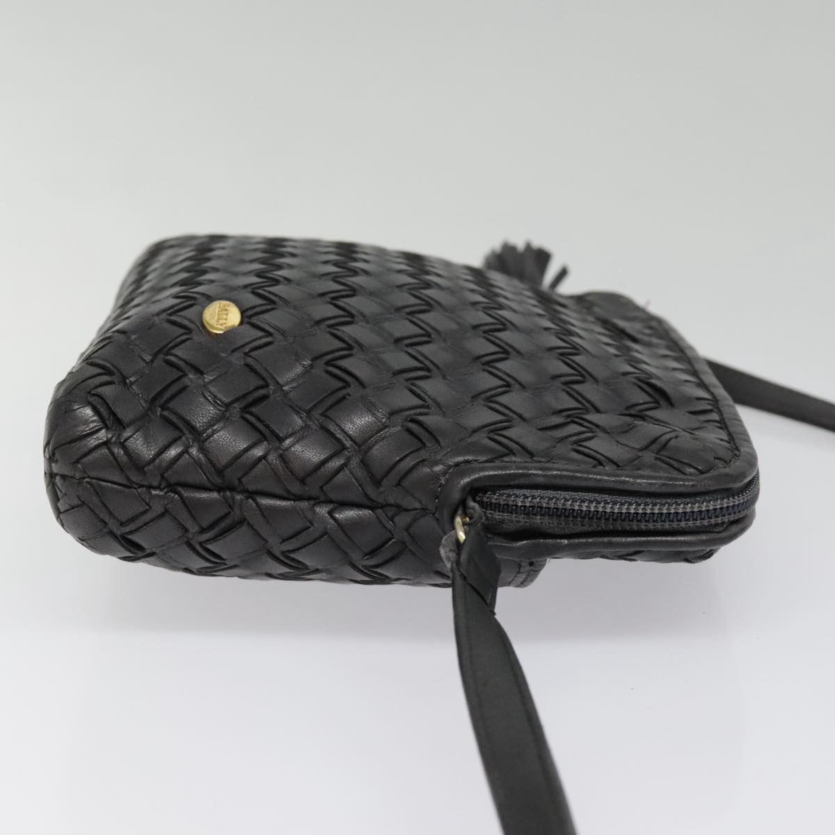 Bally Black Leather Shoulder Bag (Pre-Owned) Size ONE SIZE - 4 Thumbnail