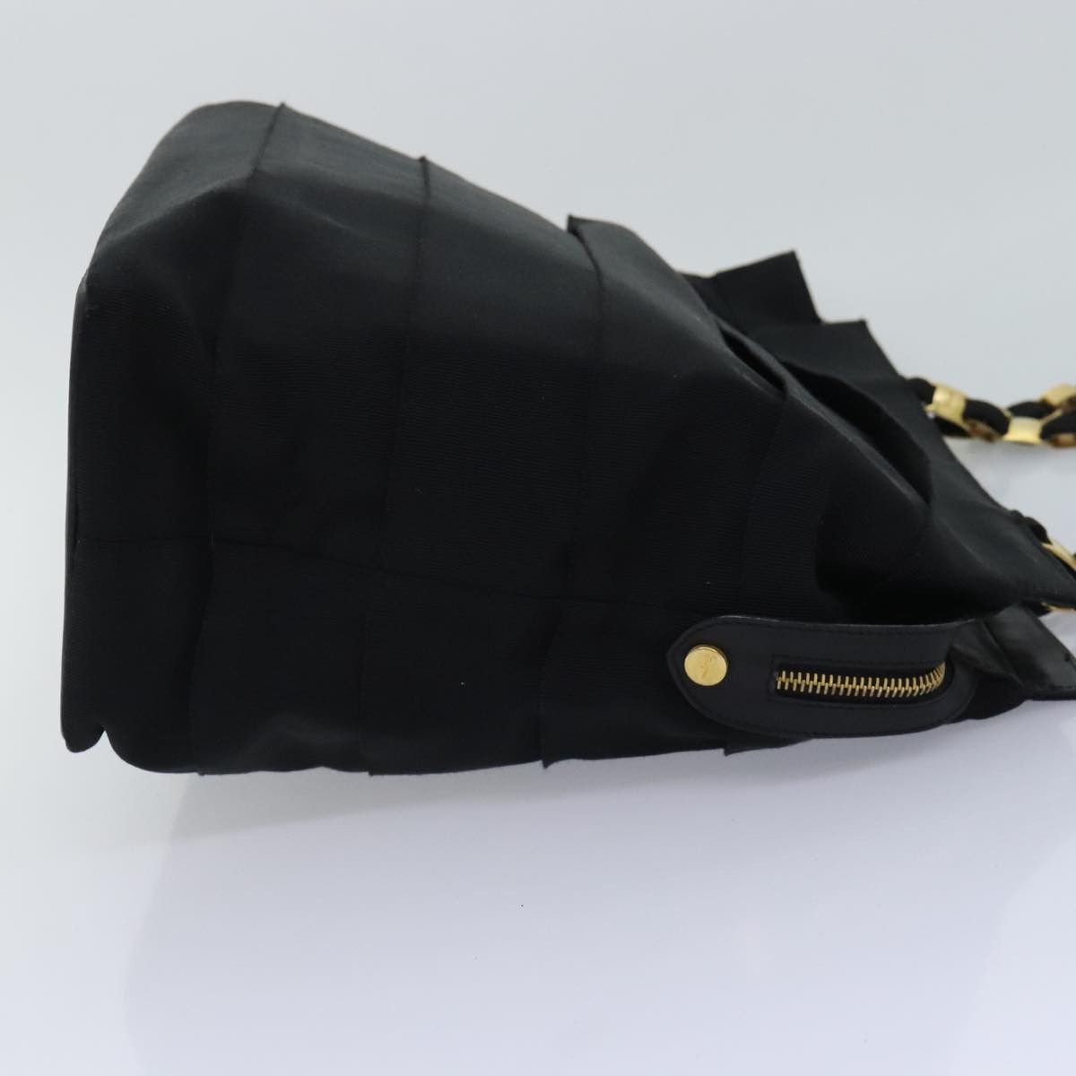 Salvatore Ferragamo Black Canvas Tote Bag (Pre-Owned) Size ONE SIZE - 4 Thumbnail