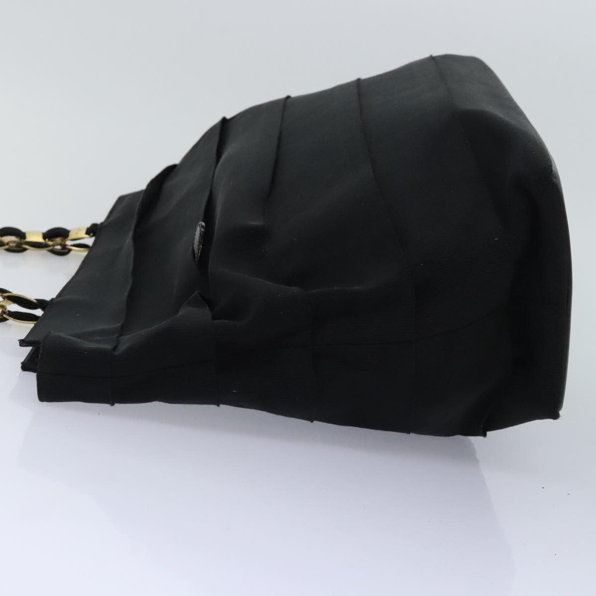 Salvatore Ferragamo Black Canvas Tote Bag (Pre-Owned) Size ONE SIZE - 3 Thumbnail