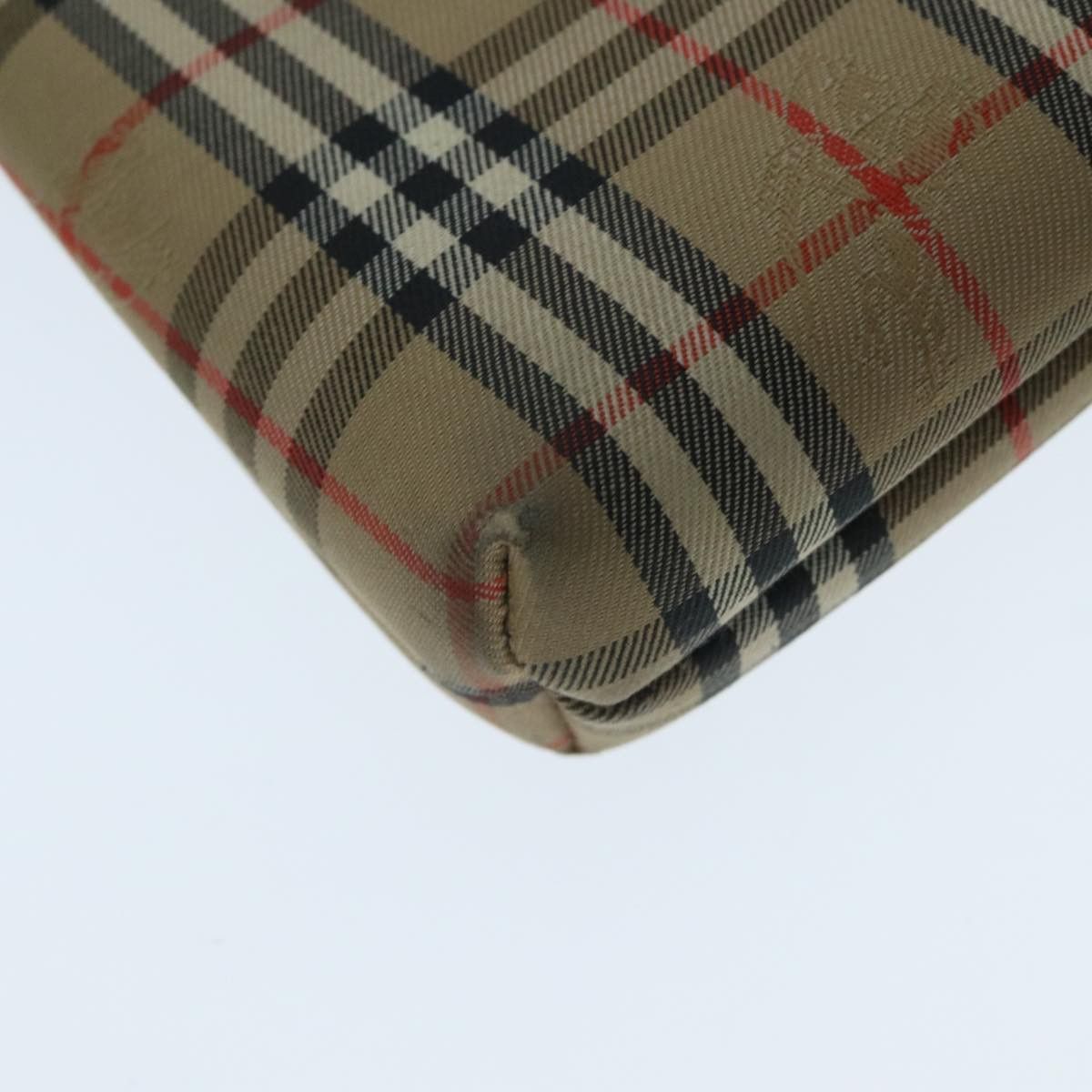 Burberry Nova Check Beige Canvas Clutch Bag (Pre-Owned) Size ONE SIZE - 6 Thumbnail