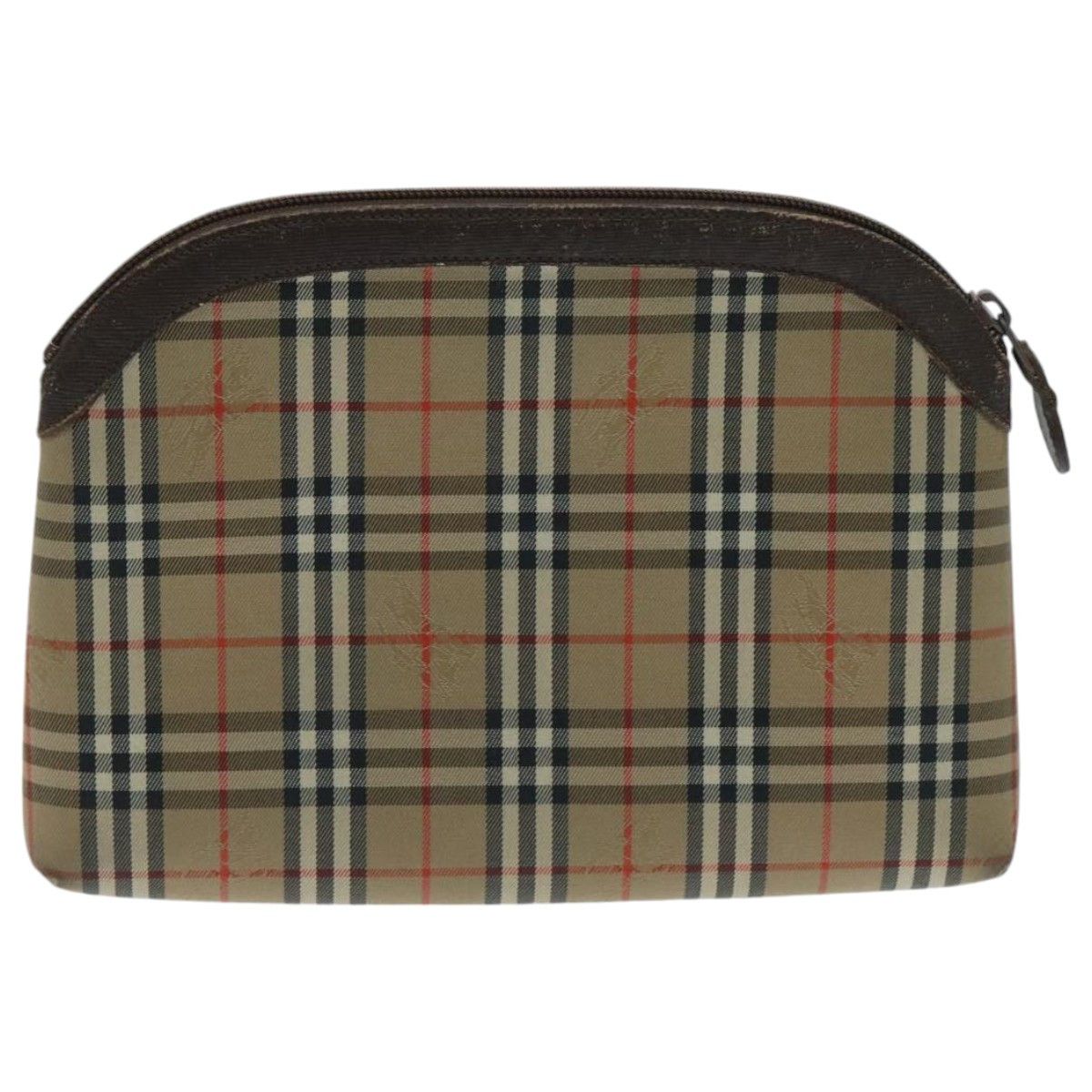 Burberry Nova Check Beige Canvas Clutch Bag (Pre-Owned) Size ONE SIZE - 2 Thumbnail