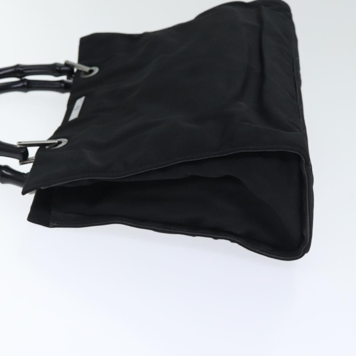 Gucci Bamboo Black Synthetic Handbag (Pre-Owned) Size ONE SIZE - 4 Thumbnail