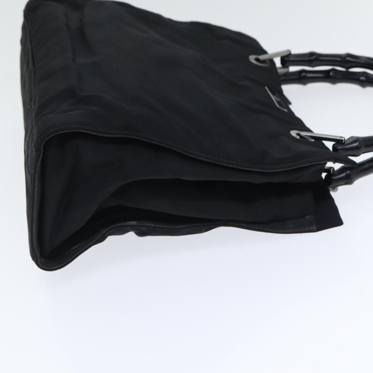 Gucci Bamboo Black Synthetic Handbag (Pre-Owned) Size ONE SIZE - 3 Thumbnail