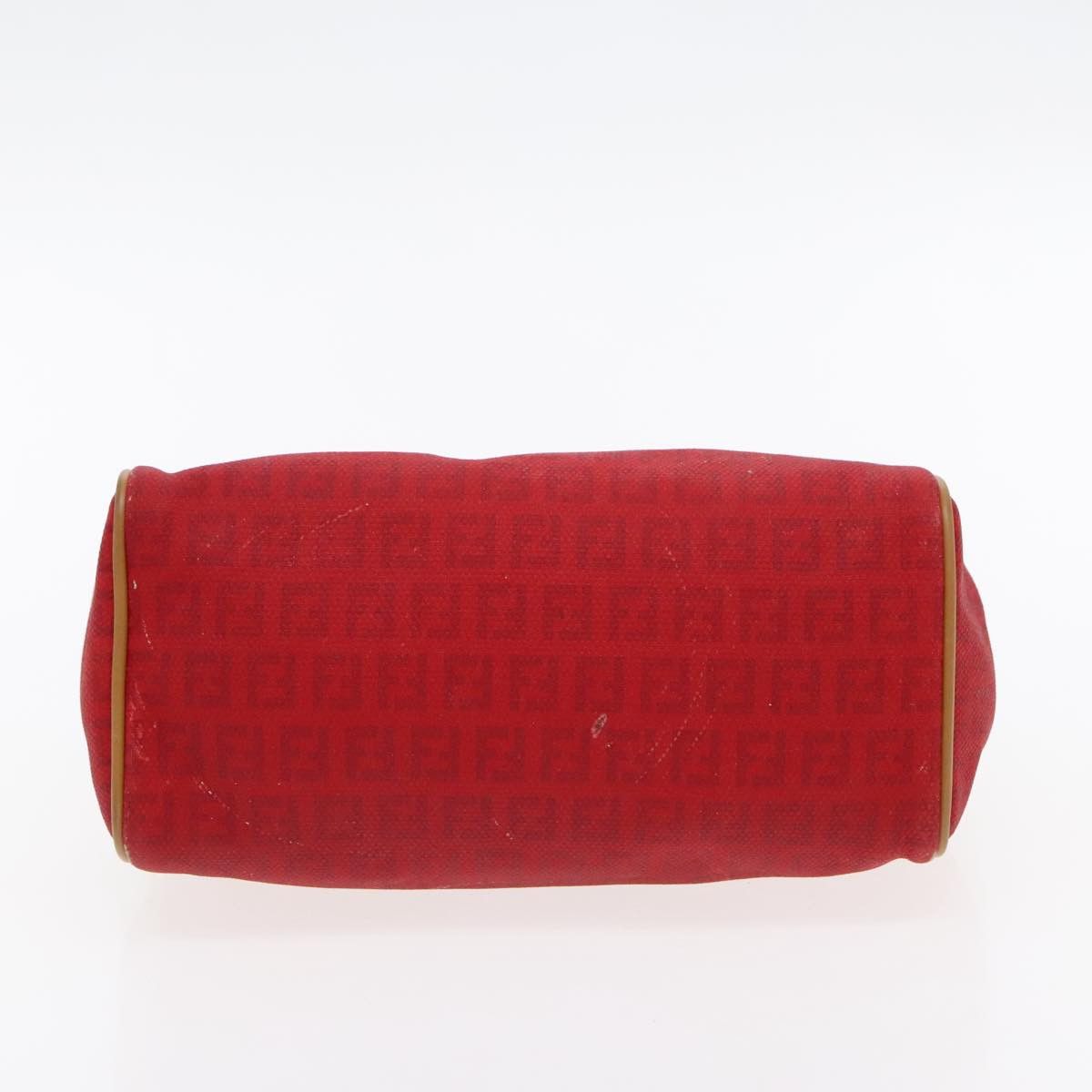 Fendi Zucca Red Canvas Handbag (Pre-Owned) Size ONE SIZE - 18 Thumbnail