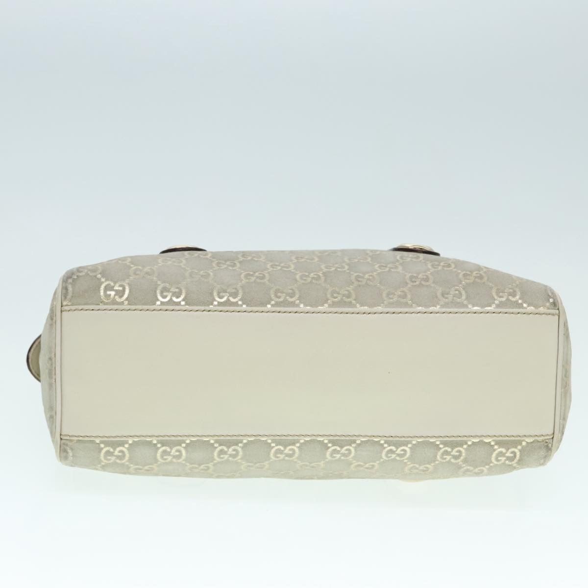 Gucci Boston Grey Canvas Handbag (Pre-Owned) Size ONE SIZE - 5 Thumbnail